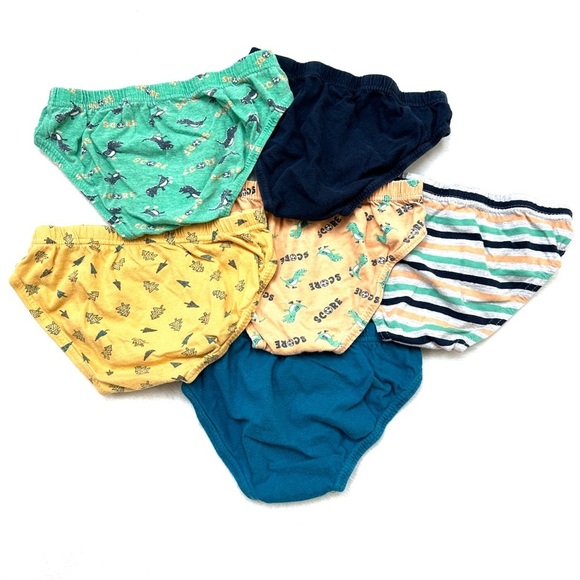 ⭐️ 5 for $25 A Set of 6 Kids Colorful Cotton Underwear Size 3-4 Years - Picture 2 of 3